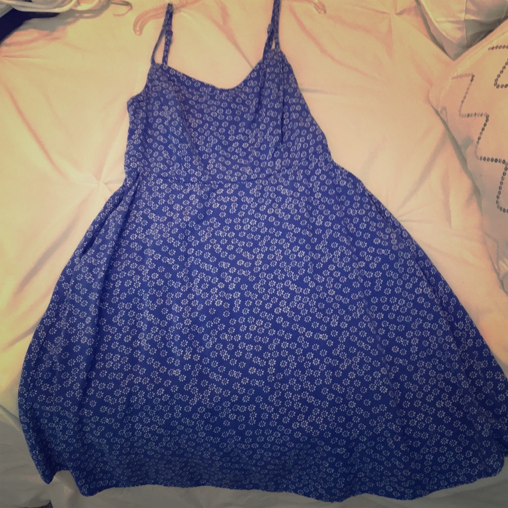 Blue dress